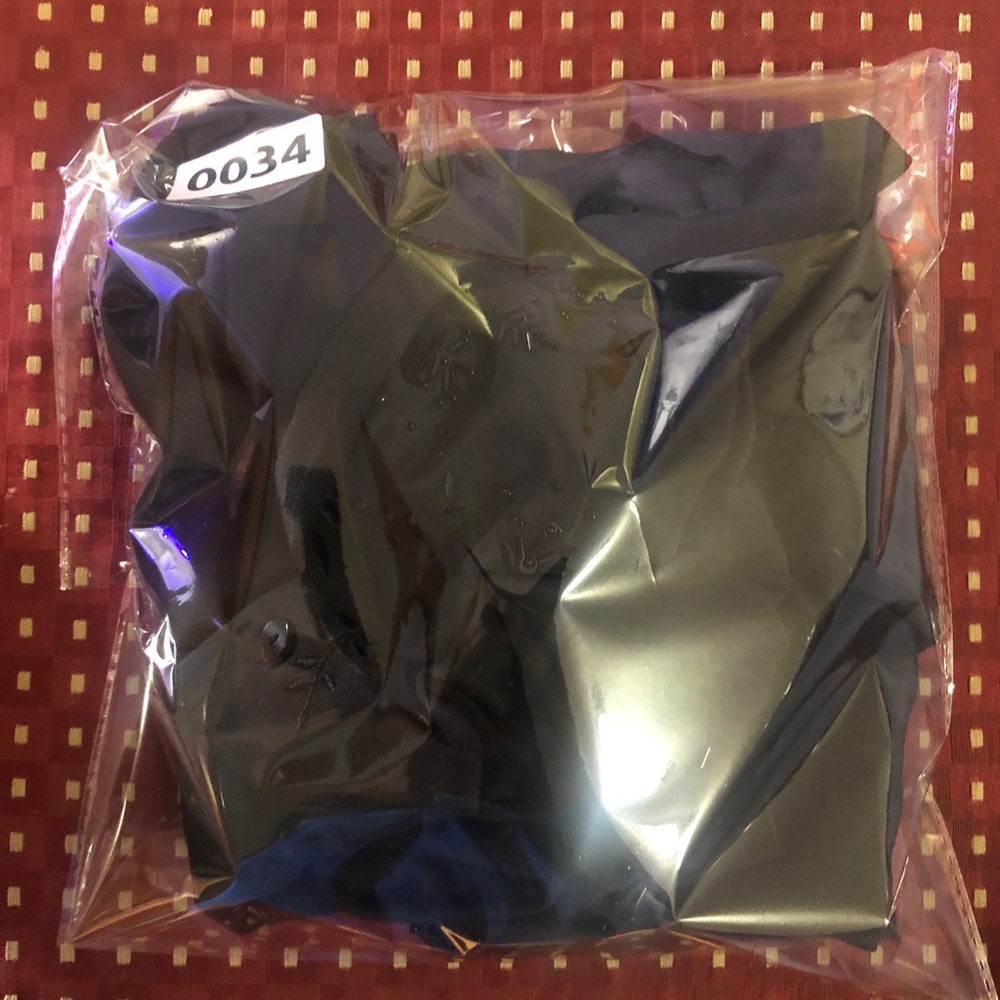 Modern Essentials Black Embroidered Button-Down Shirt Size 8 - Picture 6 of 6